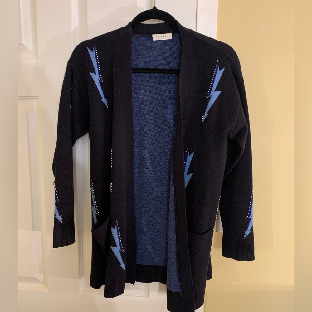 Sandro Lightening Cardigan